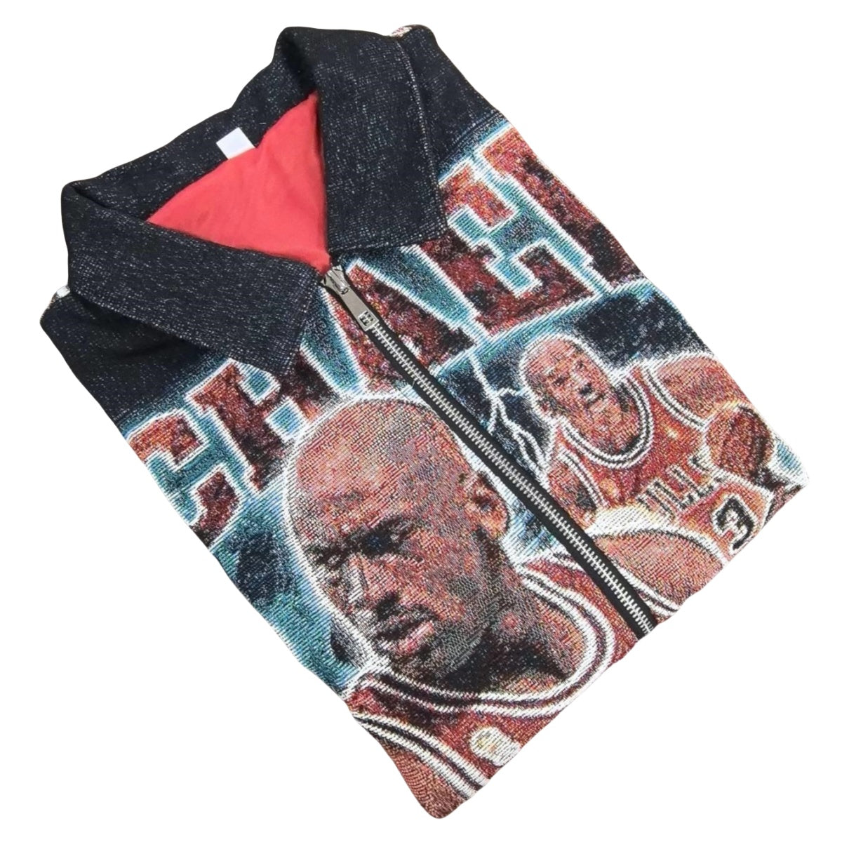 Chicago Basketball Legend Woven Jacquard Tapestry Vest