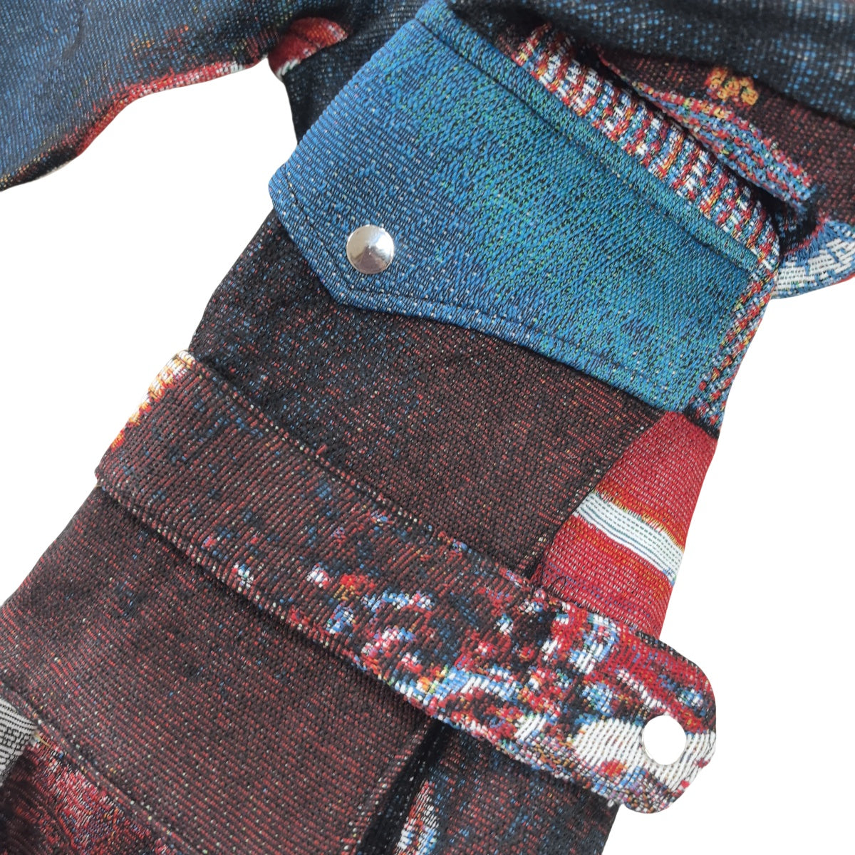 Basketball Moment Woven Jacquard Tapestry Cargo Pants