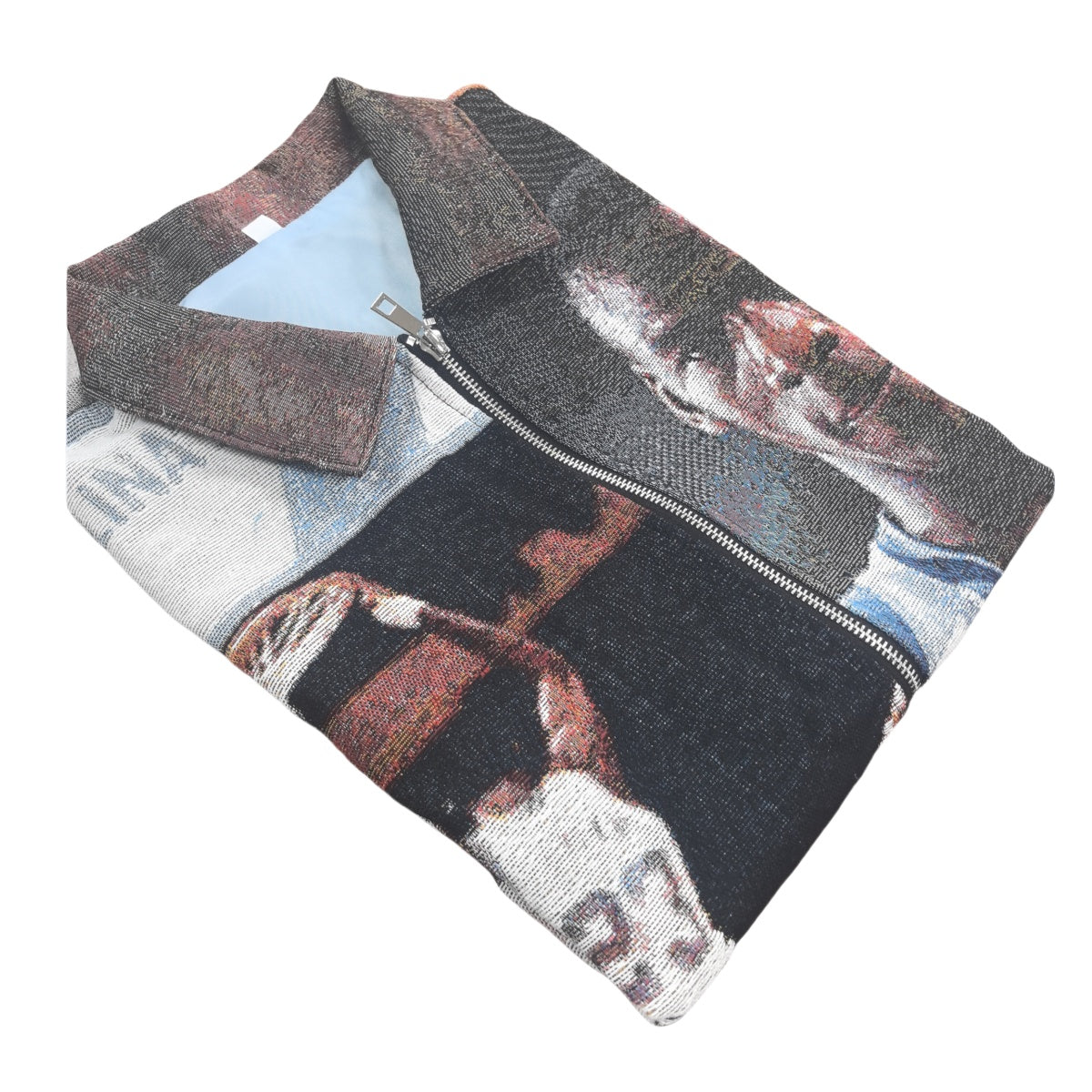 Vintage Basketball Legend Woven Jacquard Tapestry Vest