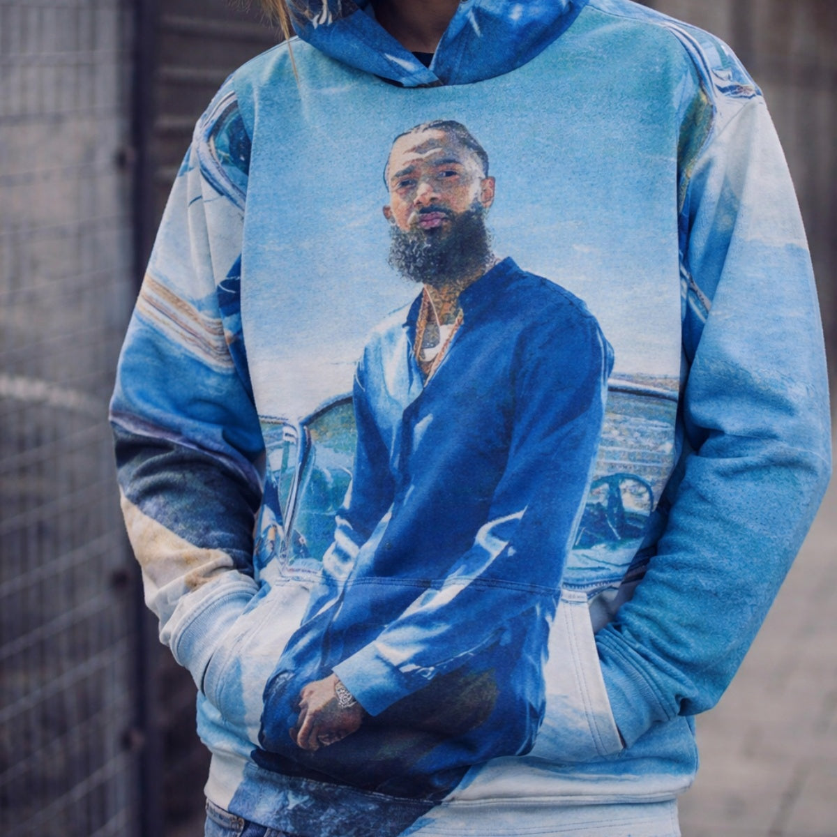 Nipsey Hussle Icon Tapestry Hoodie