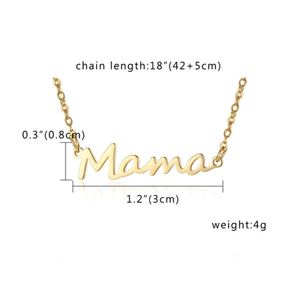 Mama Necklace Dainty Pendant Necklace Mother's Day Gift