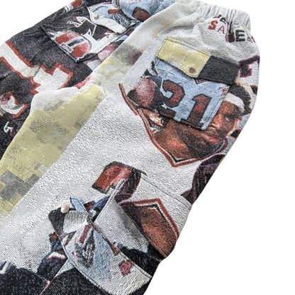 Vintage Sports Tapestry Cargo Pants
