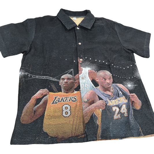 Kobe Bryant Iconic Moment Tapestry Button-Up Shirt