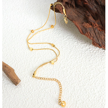 Layered Adjustable Beach Ankle Bracelet Summer Foot Chain Anklet