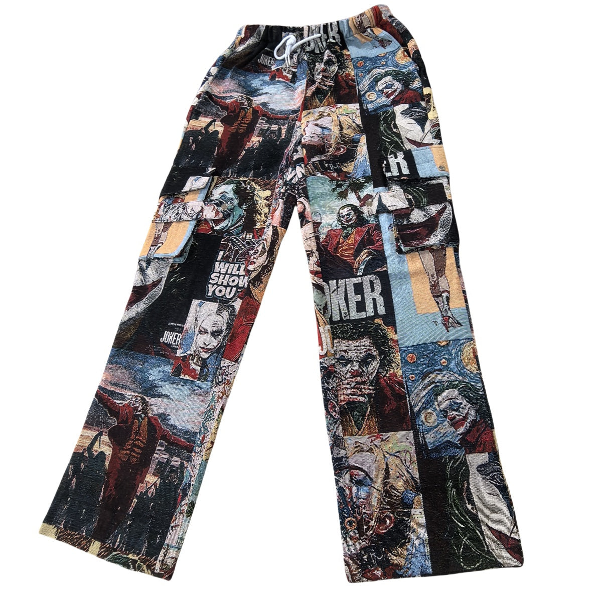 Joker-Inspired Tapestry Cargo Pants