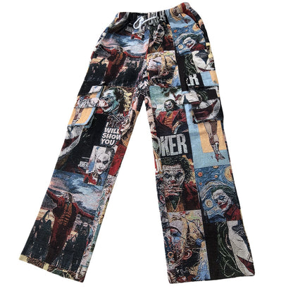 Joker-Inspired Tapestry Cargo Pants