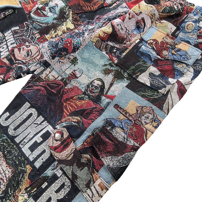 Joker-Inspired Tapestry Cargo Pants