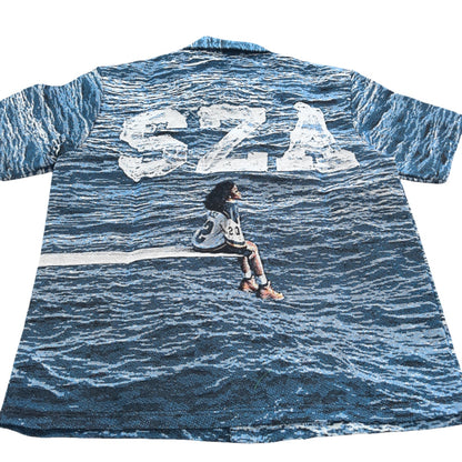 SZA Album Cover Tapestry Button-Up Shirt