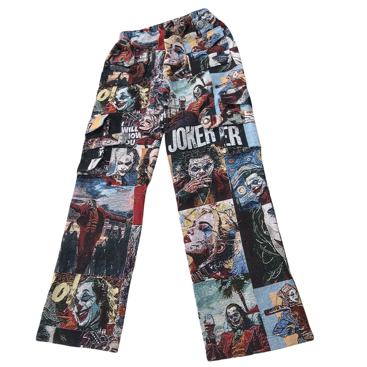 Joker-Inspired Tapestry Cargo Pants