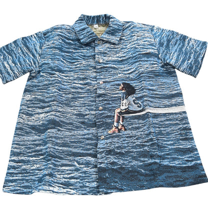 SZA Album Cover Tapestry Button-Up Shirt