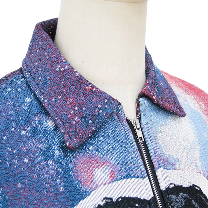 Galaxy Portrait Woven Tapestry Jacket