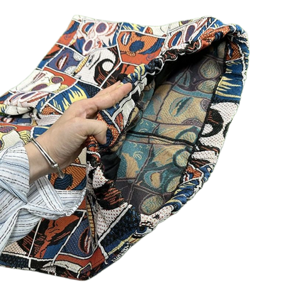 Pop Art Collage Woven Tapestry Shorts