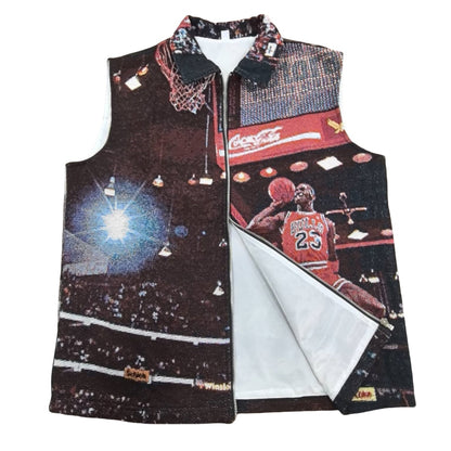Iconic Dunk Moment Woven Jacquard Tapestry Vest