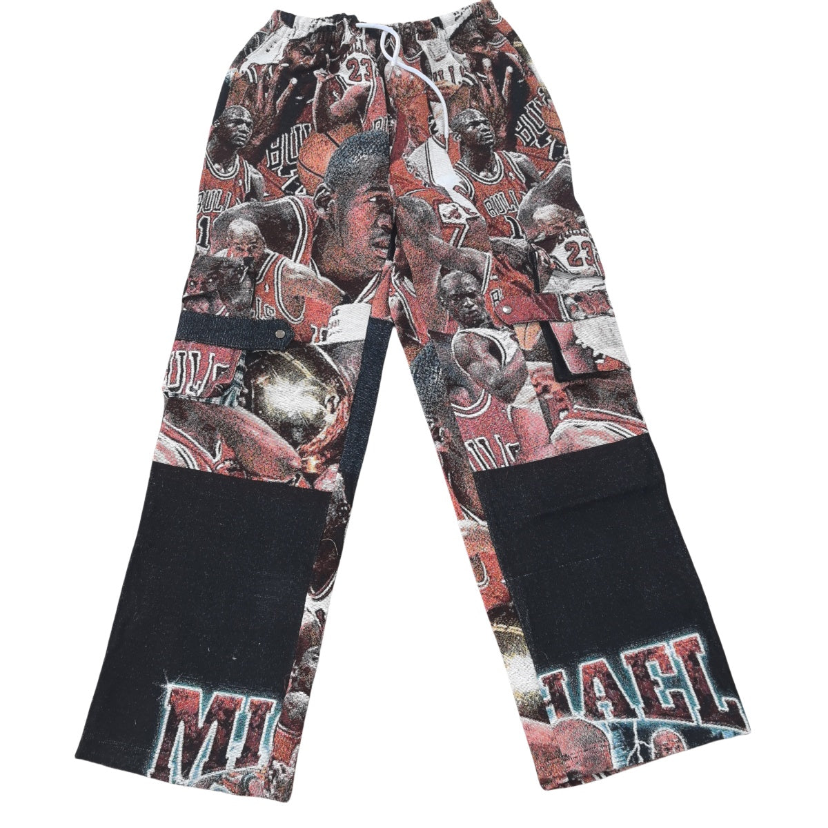 90s Basketball Culture Tapestry Cargo Pants