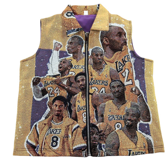 Basketball Legend Tribute Woven Tapestry Vest