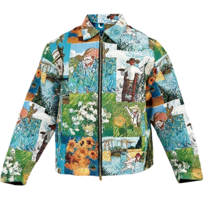 Van Gogh's Famous Paintings Tapestry Jacket