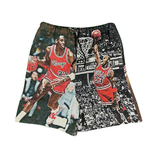 Legendary Basketball Moment Woven Tapestry Shorts