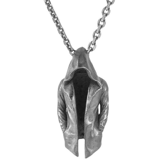 Windbreak Cloak Shape Gothic Retro Steampunk Necklace