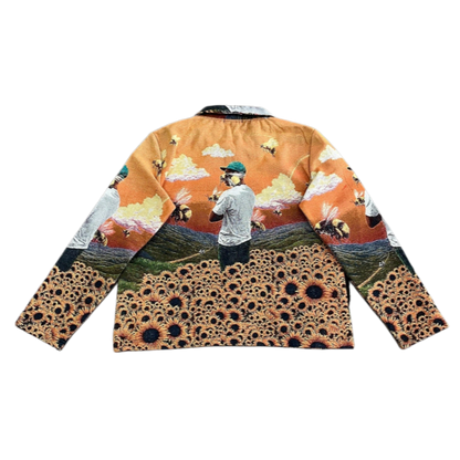 Flower Boy Album Cover Woven Tapestry Jacket