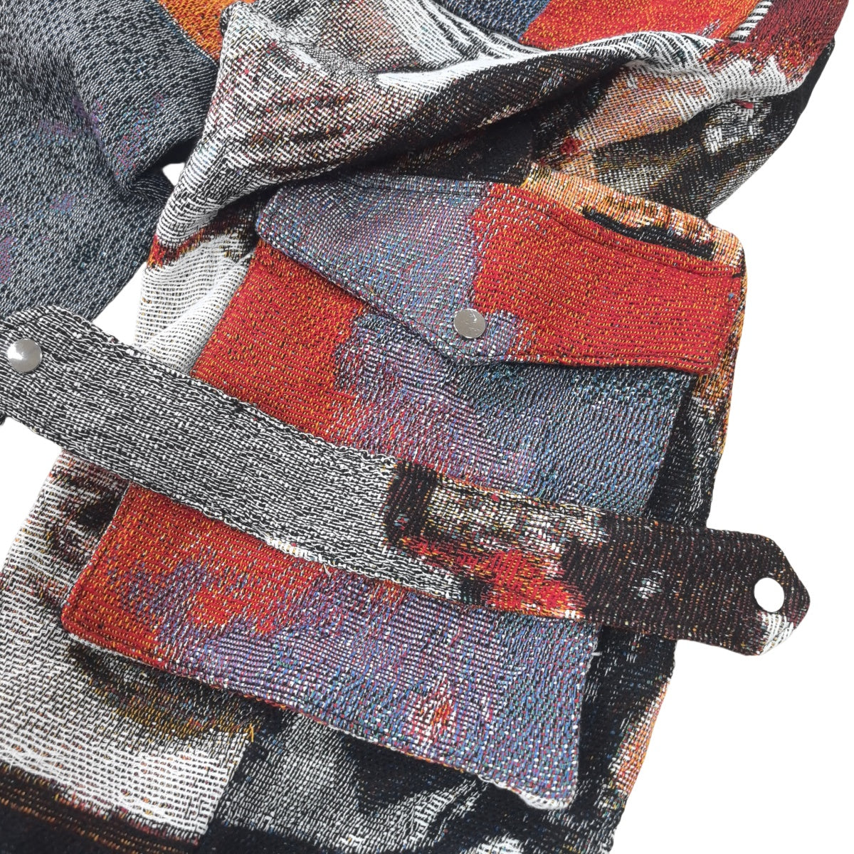 Hip-Hop Culture Portrait Woven Tapestry Cargo Pants