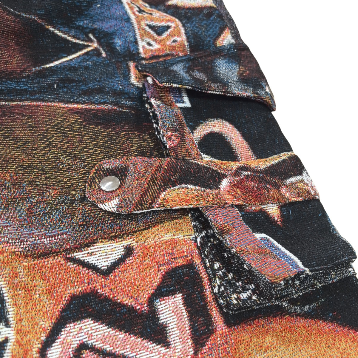 Basketball Legend Collage Woven Jacquard Tapestry Cargo Pants