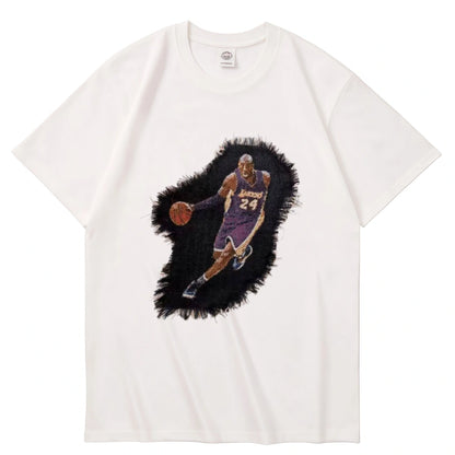 Kobe Bryant Woven Patch Graphic T-Shirt