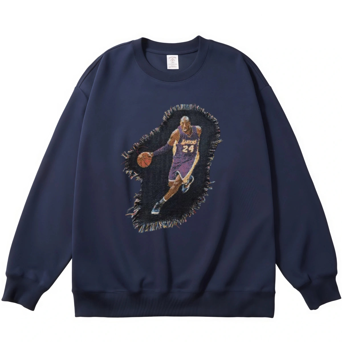 Kobe Bryant #24 Dribbling Woven Patch Pullover