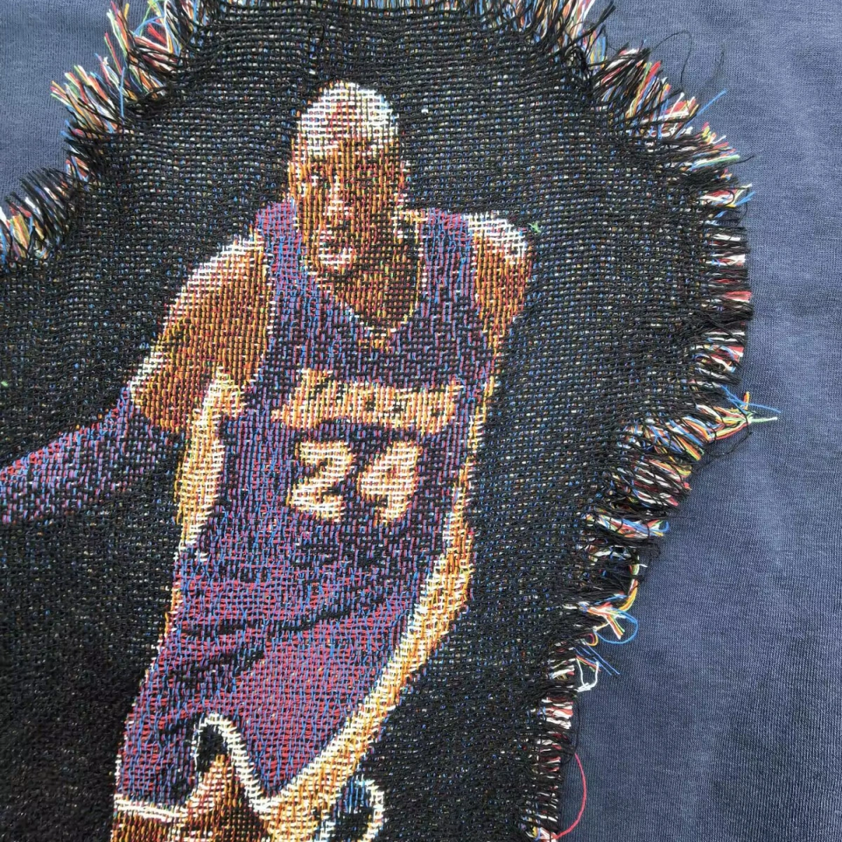 Kobe Bryant #24 Dribbling Woven Patch Pullover