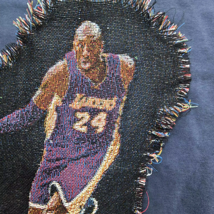 Kobe Bryant #24 Dribbling Woven Patch Pullover
