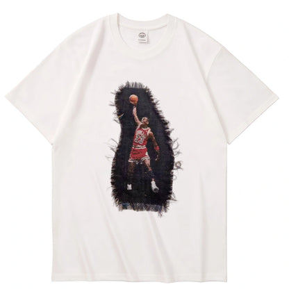 Michael Jordan Woven Patch Graphic T-Shirt