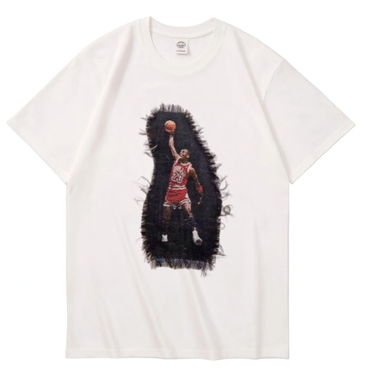 Michael Jordan Woven Patch Graphic T-Shirt