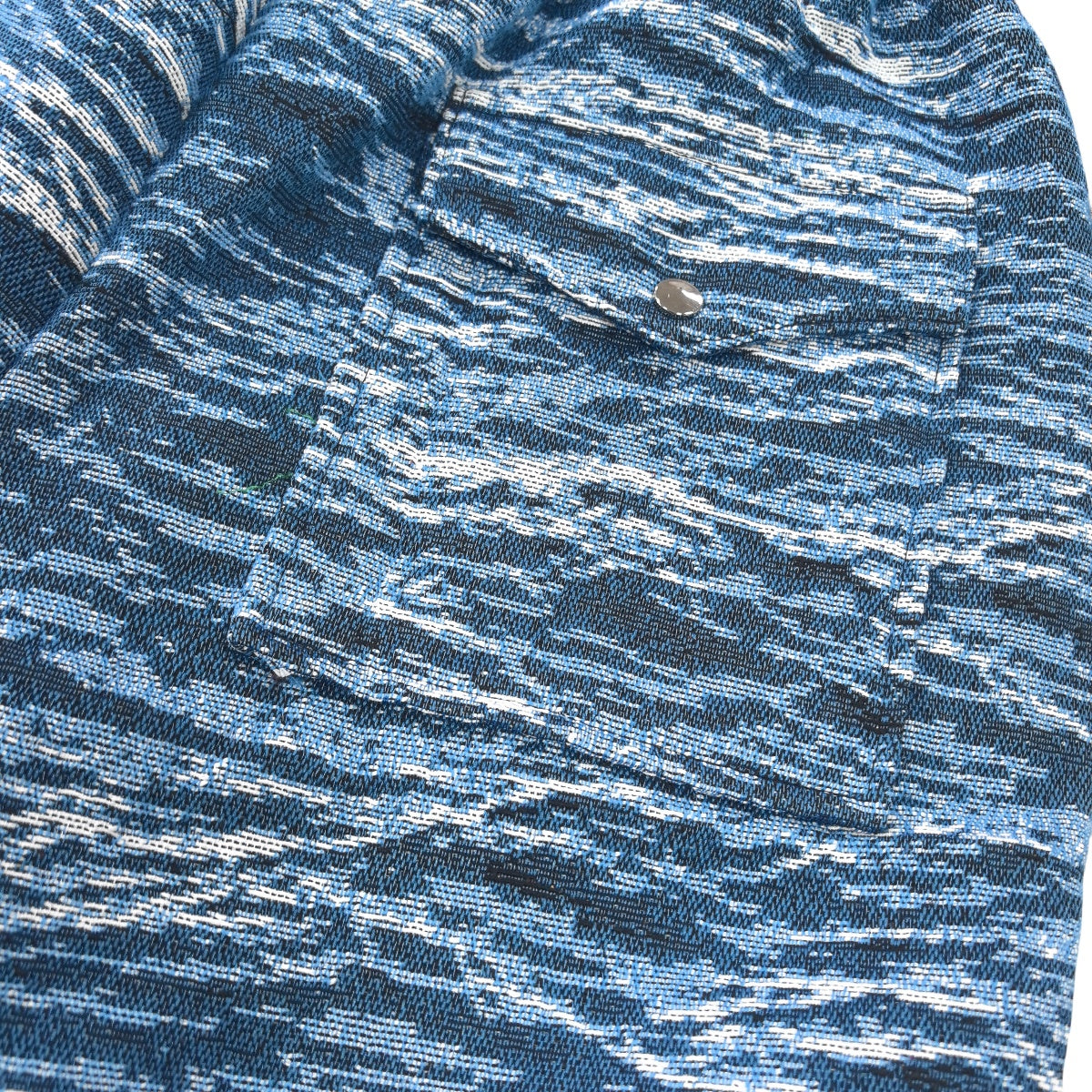 Album Artwork Inspired Woven Jacquard Tapestry Cargo Pants