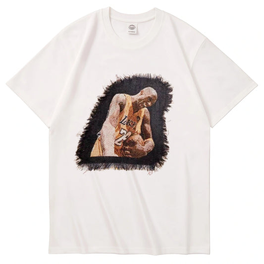 Kobe Bryant Championship Woven Patch Graphic T-Shirt