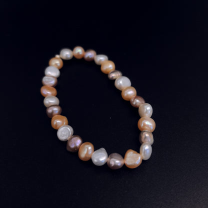 Handcrafted Multicolor Pearl Bracelet