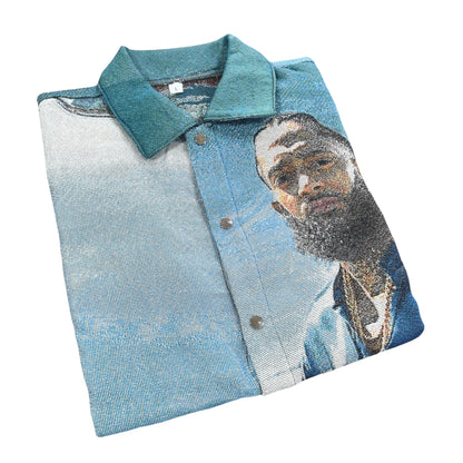 Nipsey Hussle Tapestry Button-Up Shirt
