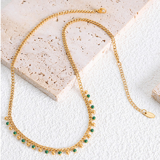 Colorful Necklace Oil Drip Pendant Choker Necklaces