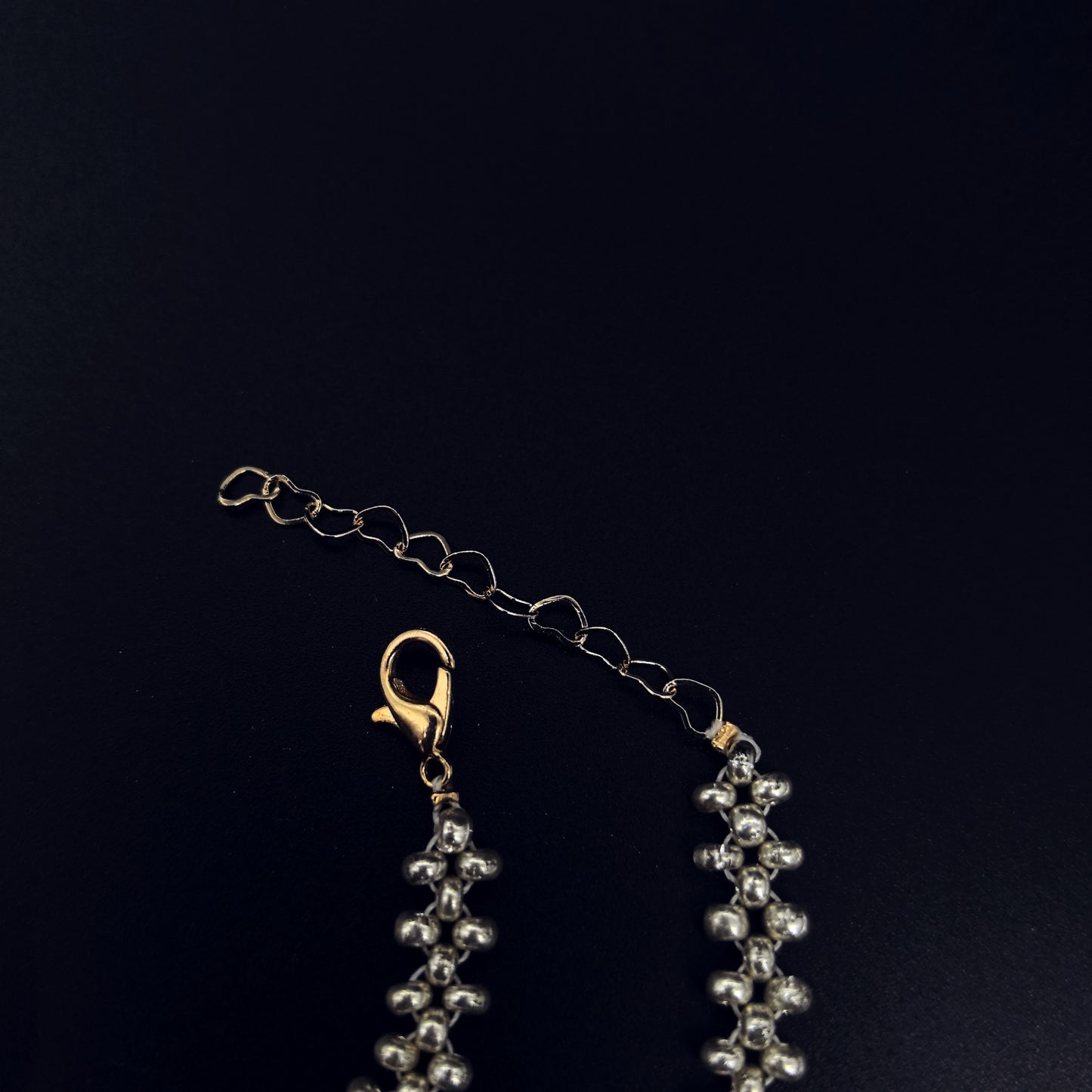 Elegant Handcrafted Pearl and Bead Bracelet