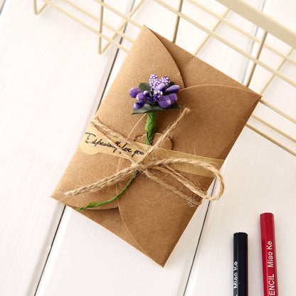 Dried Flower Greeting Card