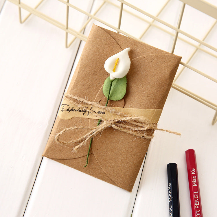 Dried Flower Greeting Card