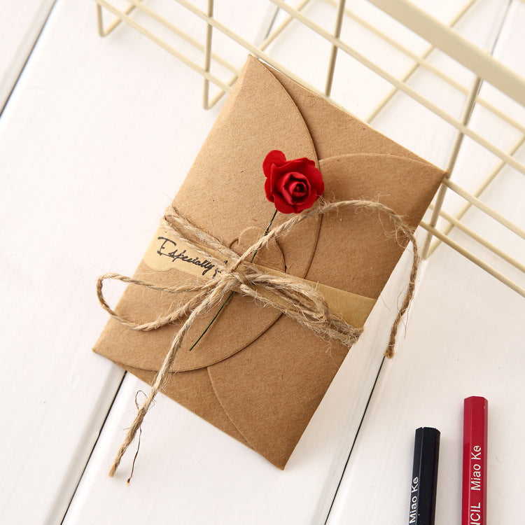 Dried Flower Greeting Card