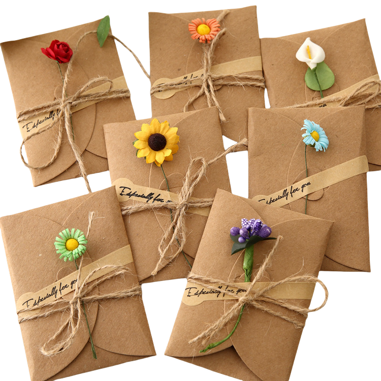 Dried Flower Greeting Card