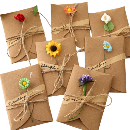 Dried Flower Greeting Card