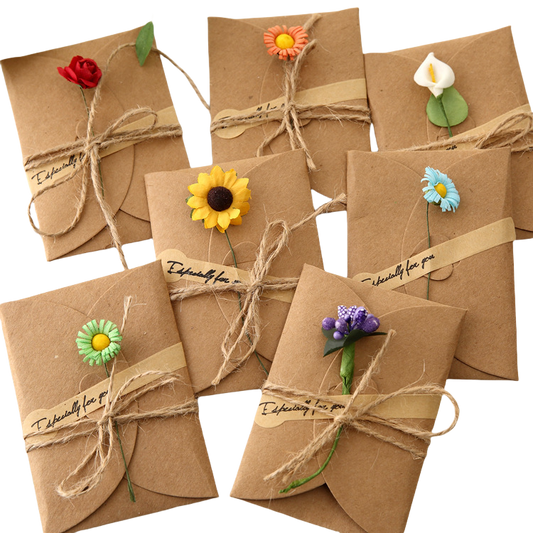 Dried Flower Greeting Card