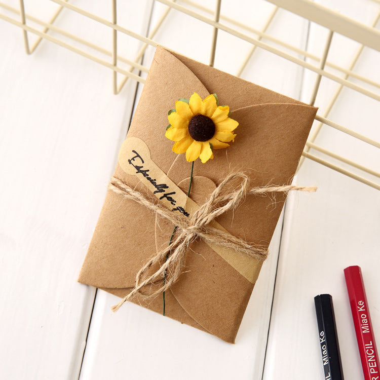 Dried Flower Greeting Card
