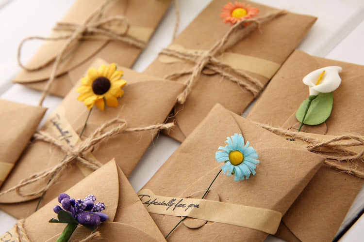Dried Flower Greeting Card