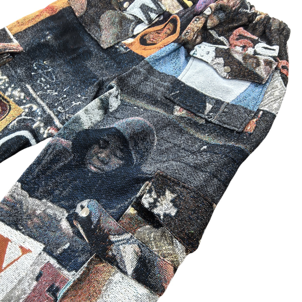 Hip-Hop Icon Tapestry Cargo Pants