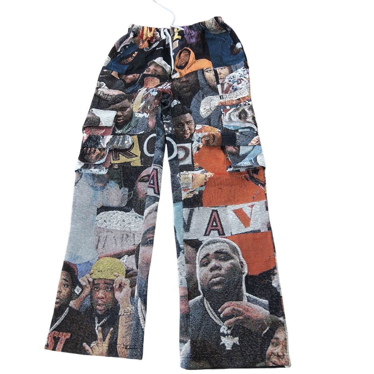 Hip-Hop Icon Tapestry Cargo Pants