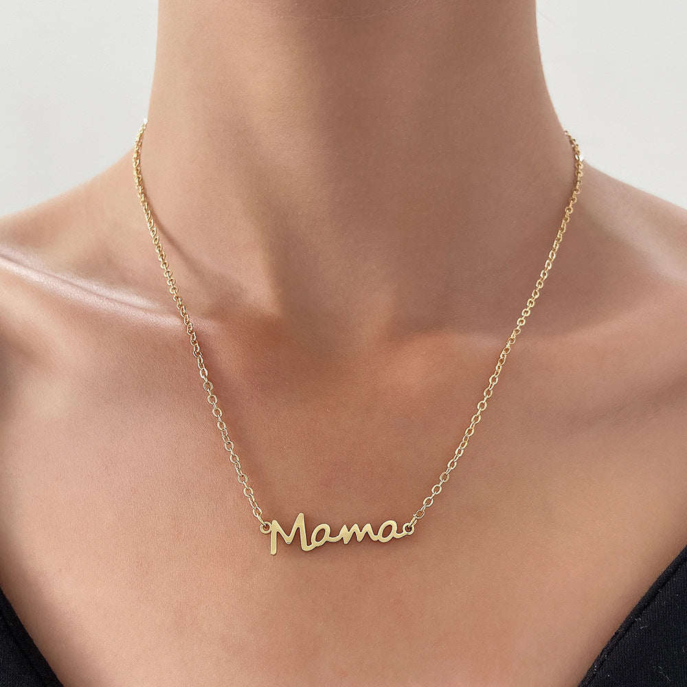Mama Necklace Dainty Pendant Necklace Mother's Day Gift