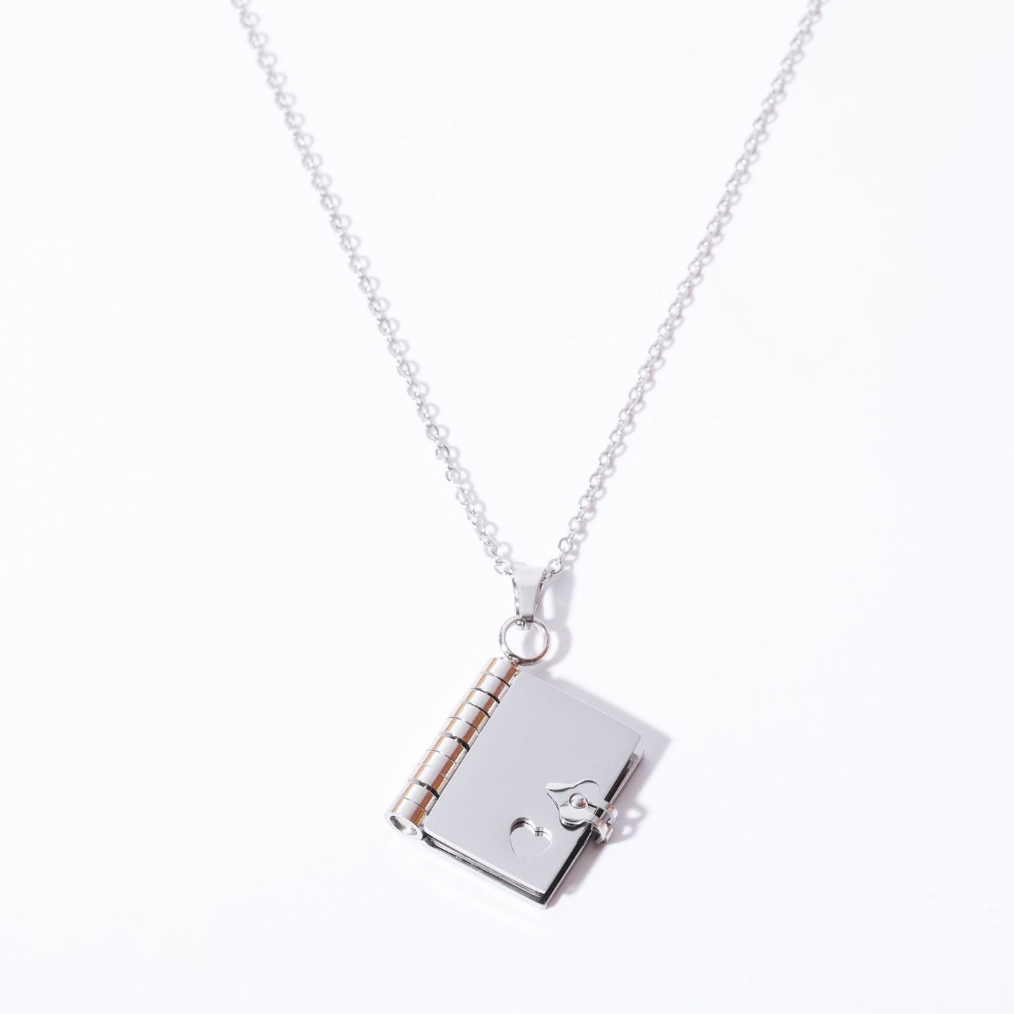 Book Pendant Necklace - Handcrafted Openable Book Charm
