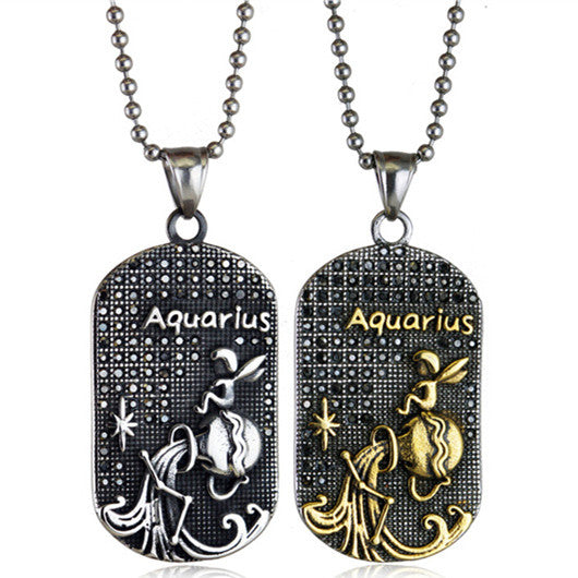 12 constellation necklace